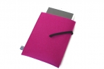 Filz-Tablethülle in pink für Tablets von 6 bis 9 Zoll