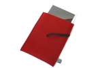 Filz-Tablethülle in rot für Tablets von 6 bis 9 Zoll