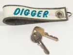 Filz/Segeltuch-Schlüsselanhänger DIGGER
