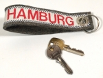 Filz/Segeltuch-Schlüsselanhänger HAMBURG
