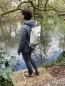 Preview: Segeltuchrucksack mit grauer 8