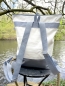Preview: Segeltuchrucksack mit grauer 8