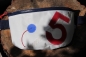 Preview: Segeltuch Bauchtasche mit roter 5