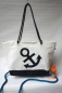 Preview: Segeltuchtasche große Beachtasche dunkelblauen Anker und Boden