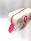 Preview: Segeltuch Kulturtasche mit pinken Anker groß