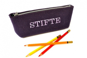 Federtasche "Stifte" in lila