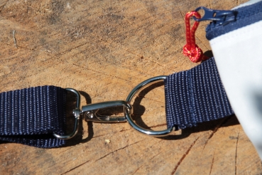 Segeltuch Bauchtasche mit roter 5