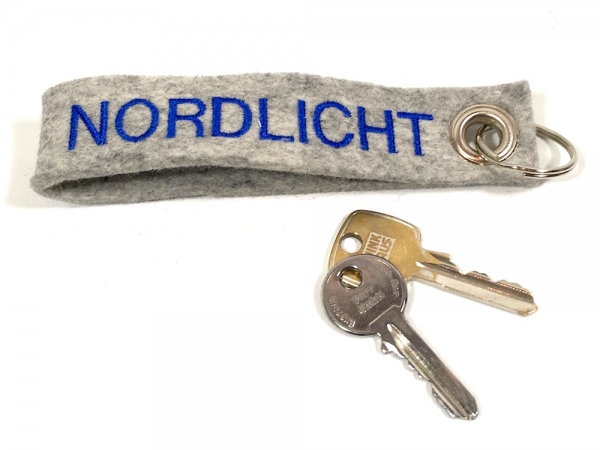 Filz-Schlüsselanhänger NORDLICHT