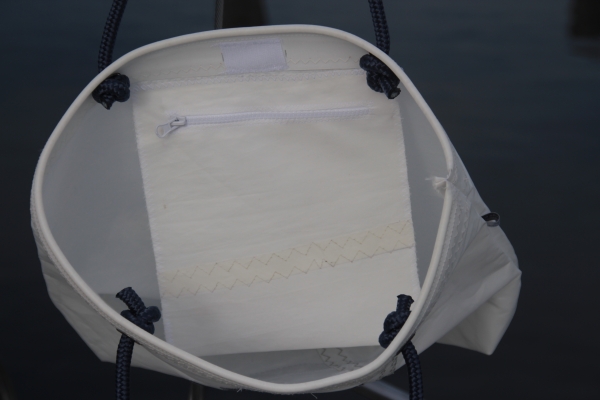 Segeltuchtasche große Beachtasche dunkelblauen Boot